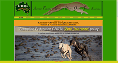 Desktop Screenshot of greyhound.org.au